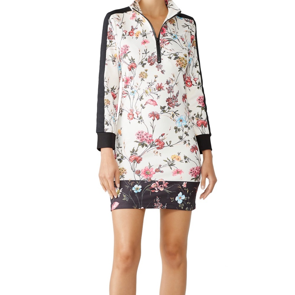 Pam & Gela Floral Track dress Size XS NWT